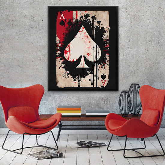 Style Your Poker Room Decor with Divine Ace of Spades Symbolism - Thedopeart