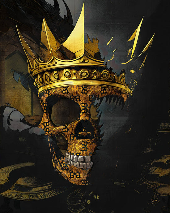 The Dark Majesty of the Skull King: An Icon of Power and Rebellion - Thedopeart