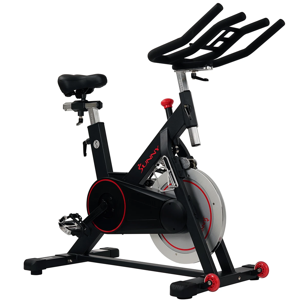 sunny health & fitness indoor cycle exercise stationary bike