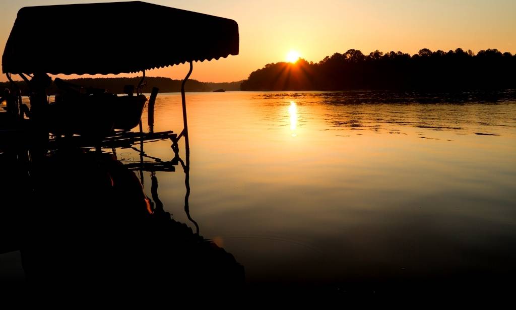 Lac Américain Lac Oconee, Géorgie