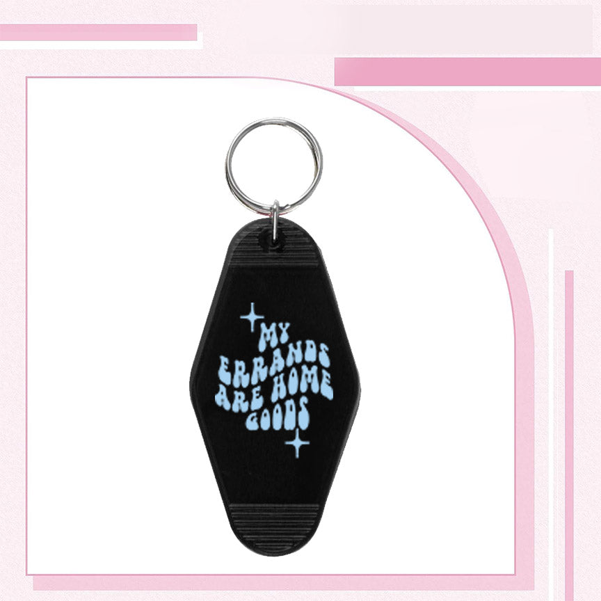 RTS "MY ERRANDS ARE" MOTEL KEYCHAIN UVDTF TRANSFERS