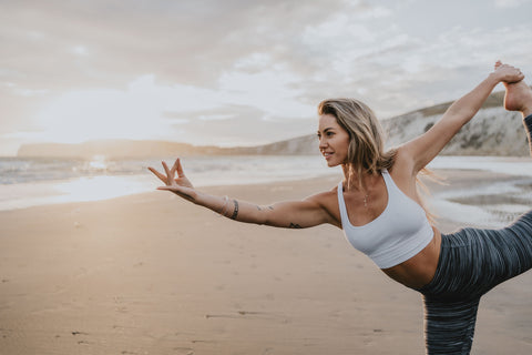 one happy yogi yoga pose