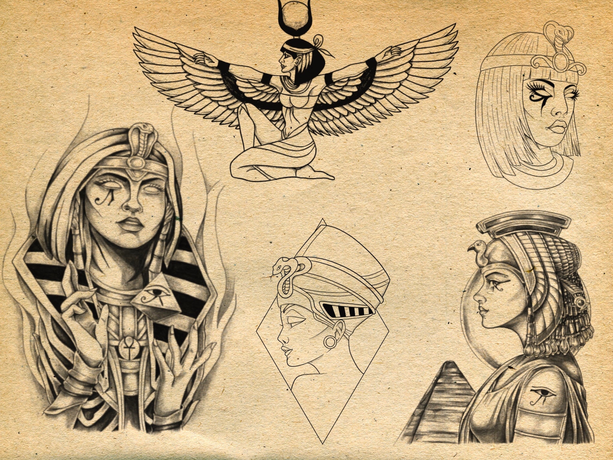 Cleopatra sketch by xMariaXx on DeviantArt