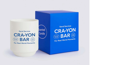 SAND SERVICE SCENTED CANDLE by CRA-YON