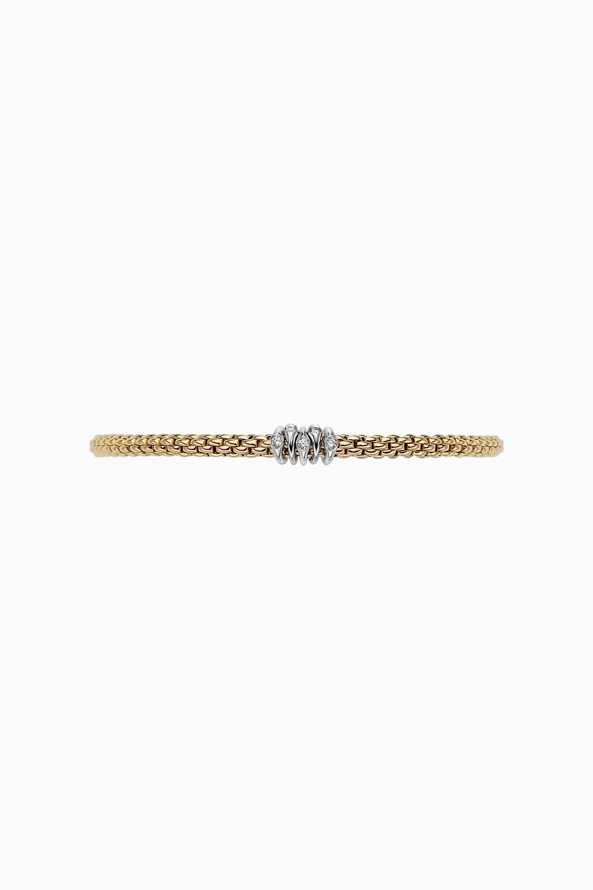 Fope Prima Flex'it Bracelet with Diamonds