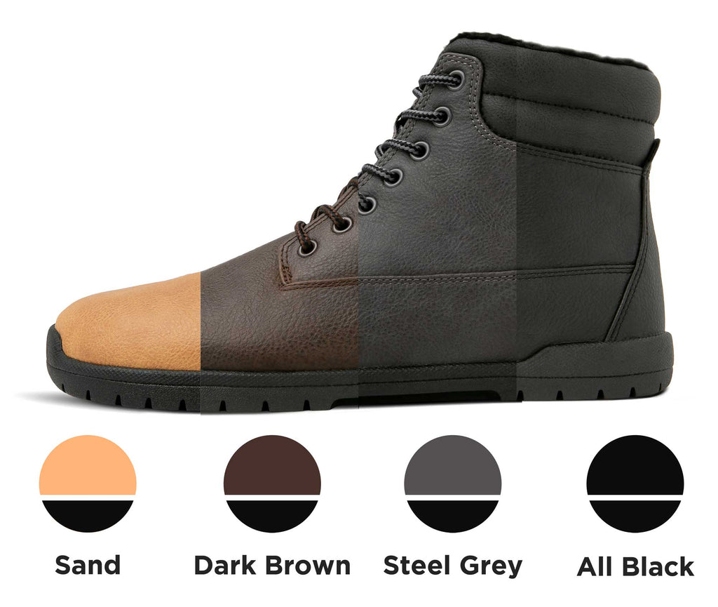 Feelgrounds Patrol Winter Sand, All Black, Steel Grey, Dark Brown