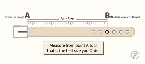 How to measure the size of your belt?