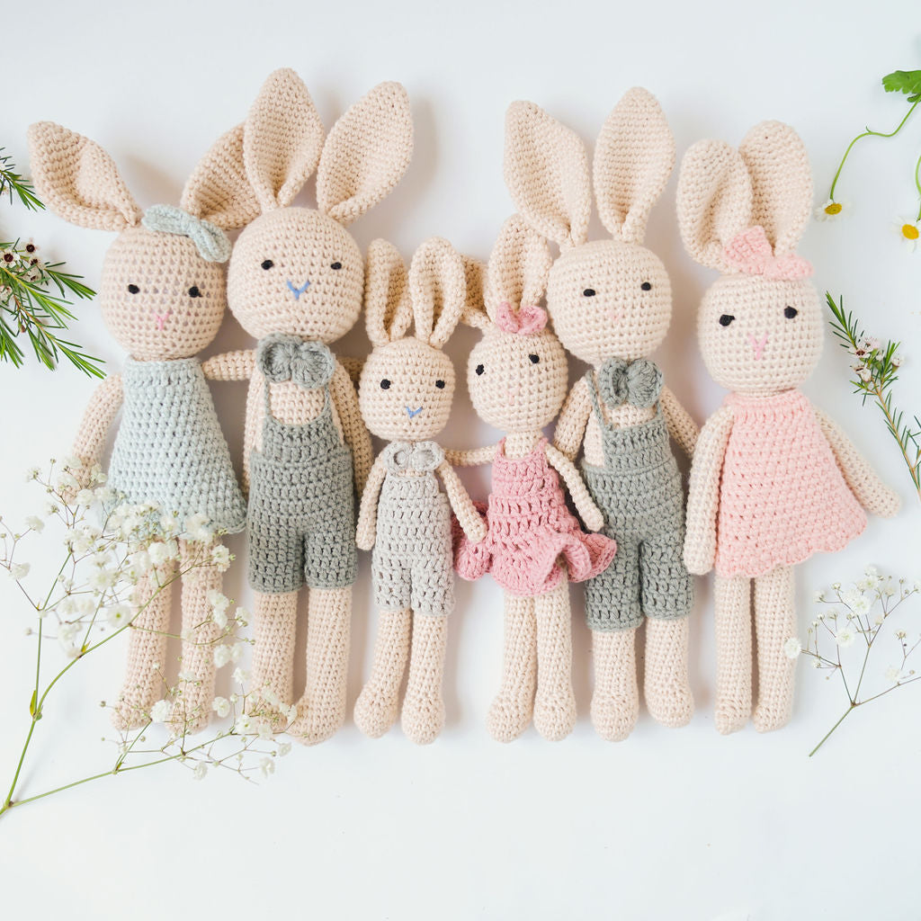 crochet rabbit doll