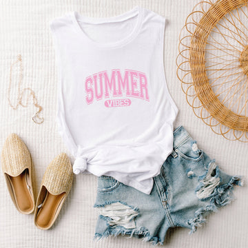 Summer Vibes Muscle Tank Top