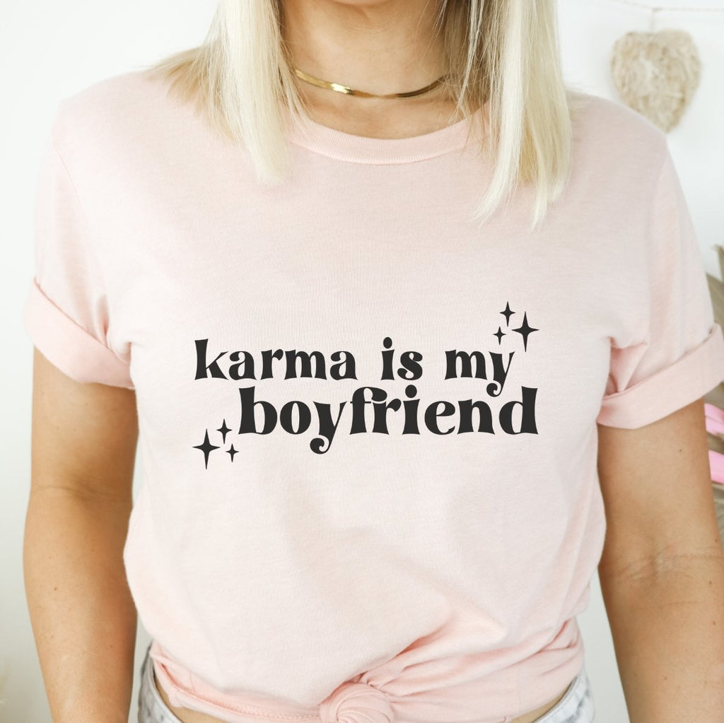 Expression Tees Karma is My Boyfriend Midnight ERAS Unisex Adult Hoodie