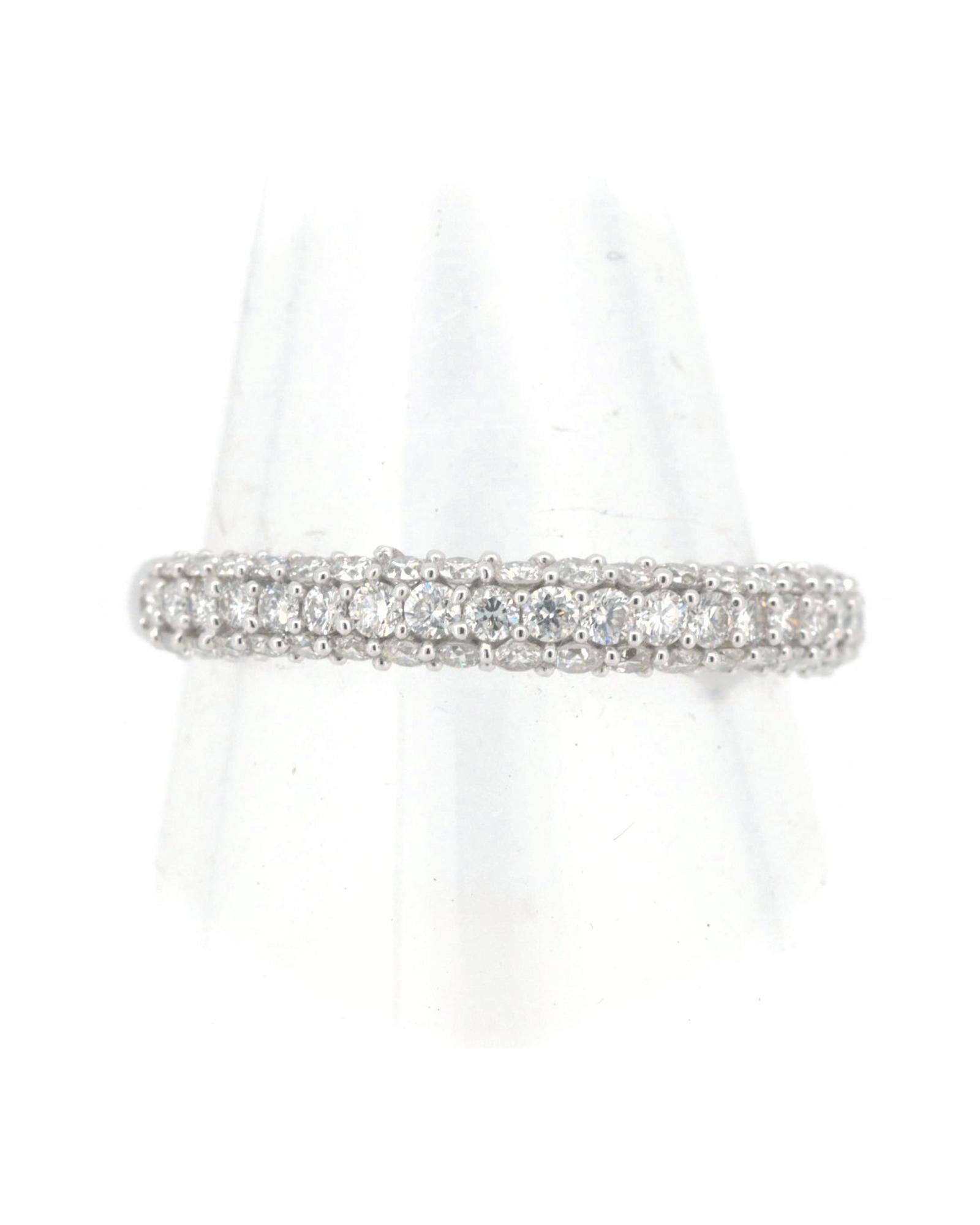 image of Authentic Pre-owned Diamond Pave Ring - 0.60ct