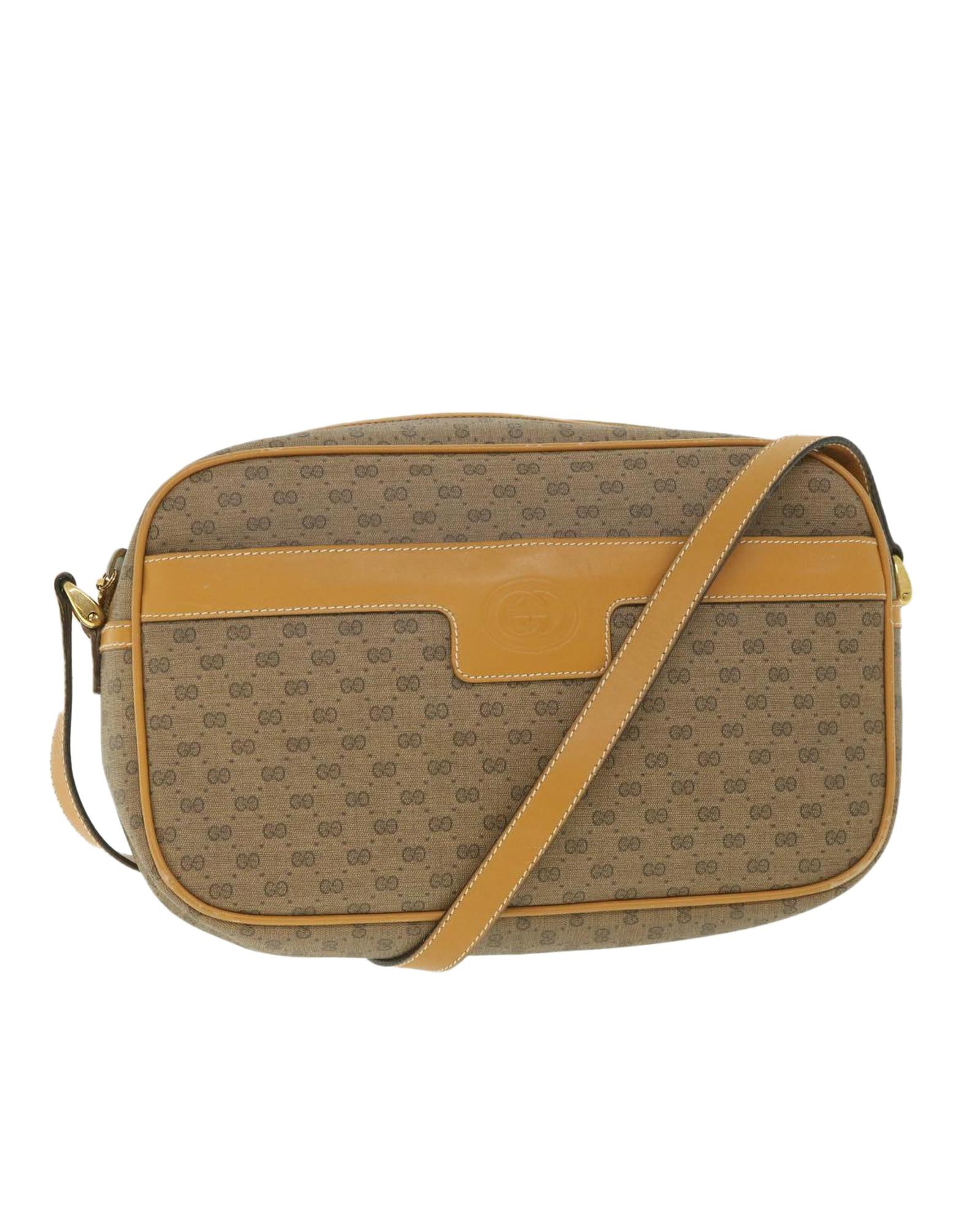 Image of Micro GG Supreme Shoulder Bag PVC Leather