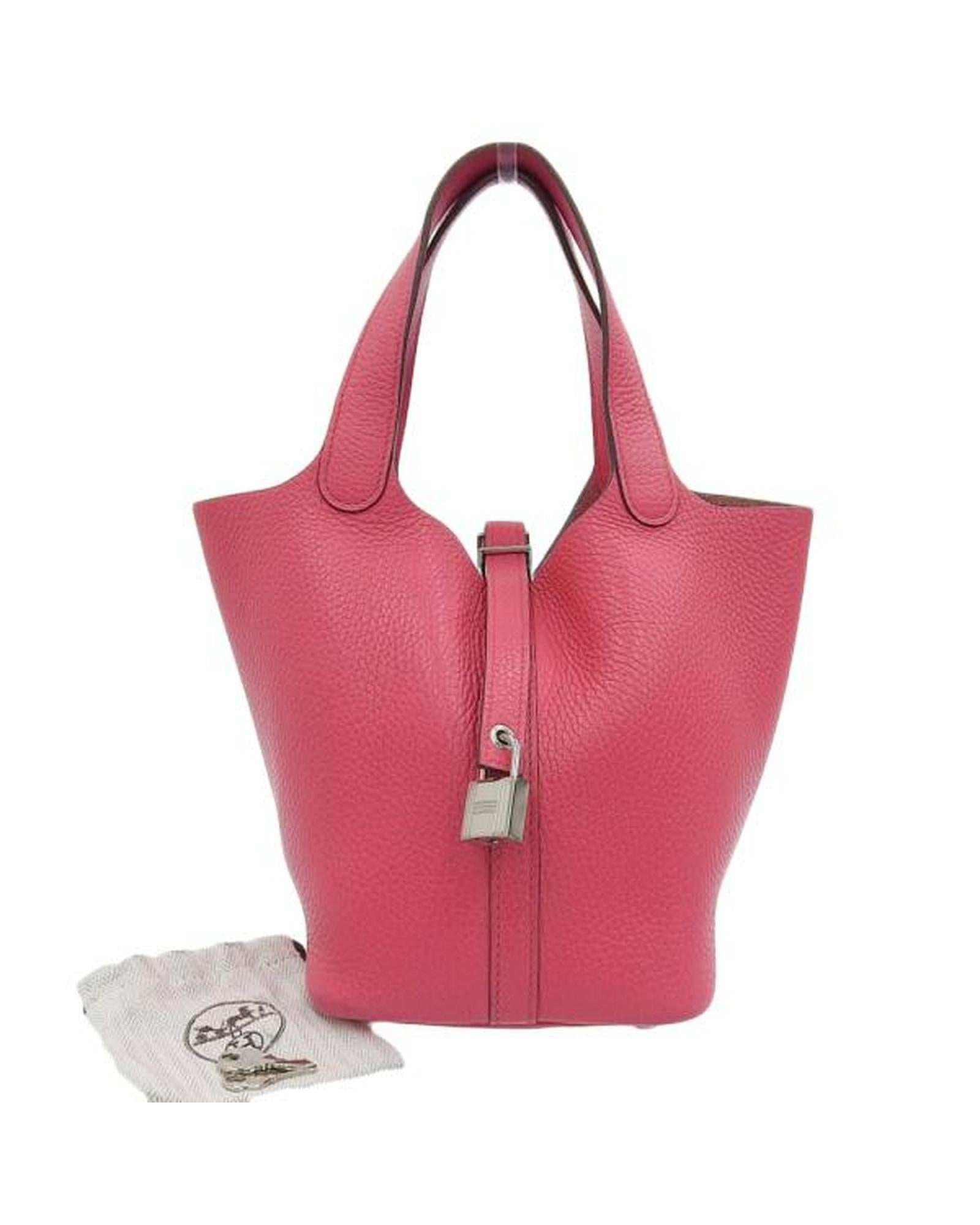 image of Red Clemence Picotin Lock 18 Bag