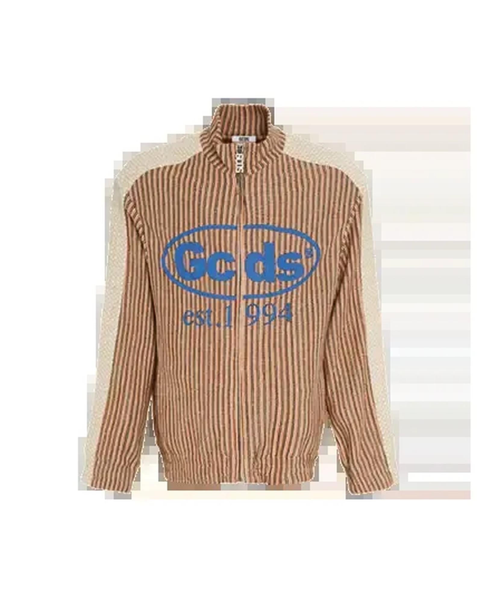 image of Logo Print Cotton Blend Track Jacket