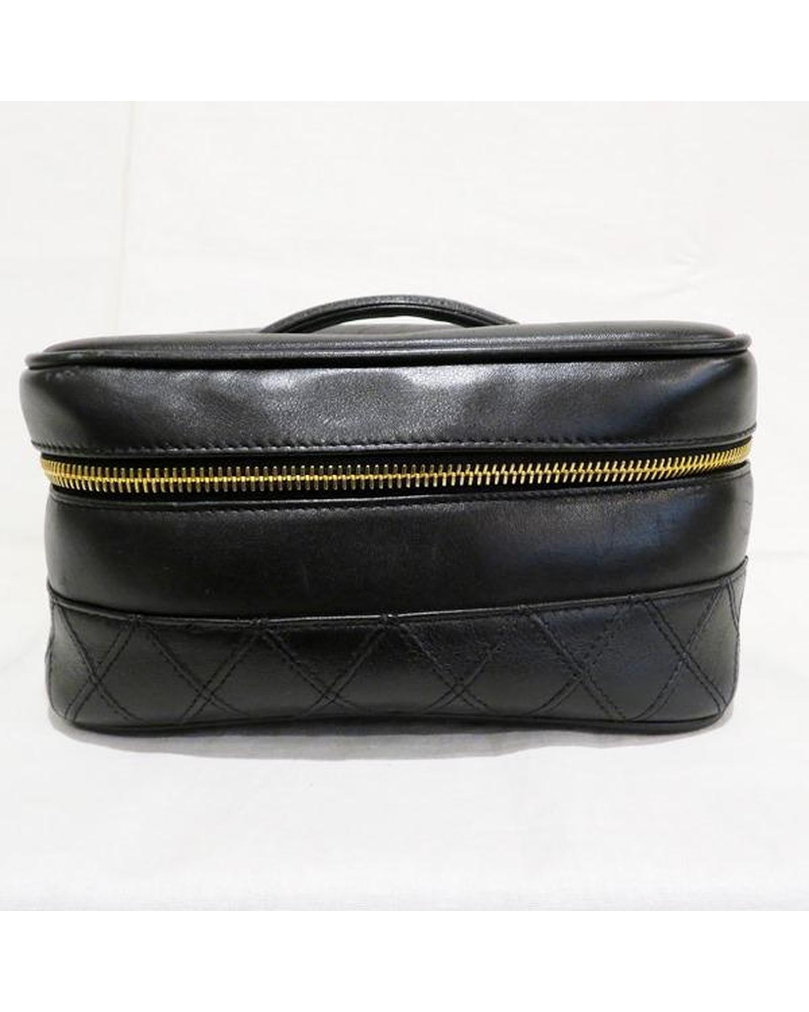 image of CC Vanity Cosmetic Bag in Black