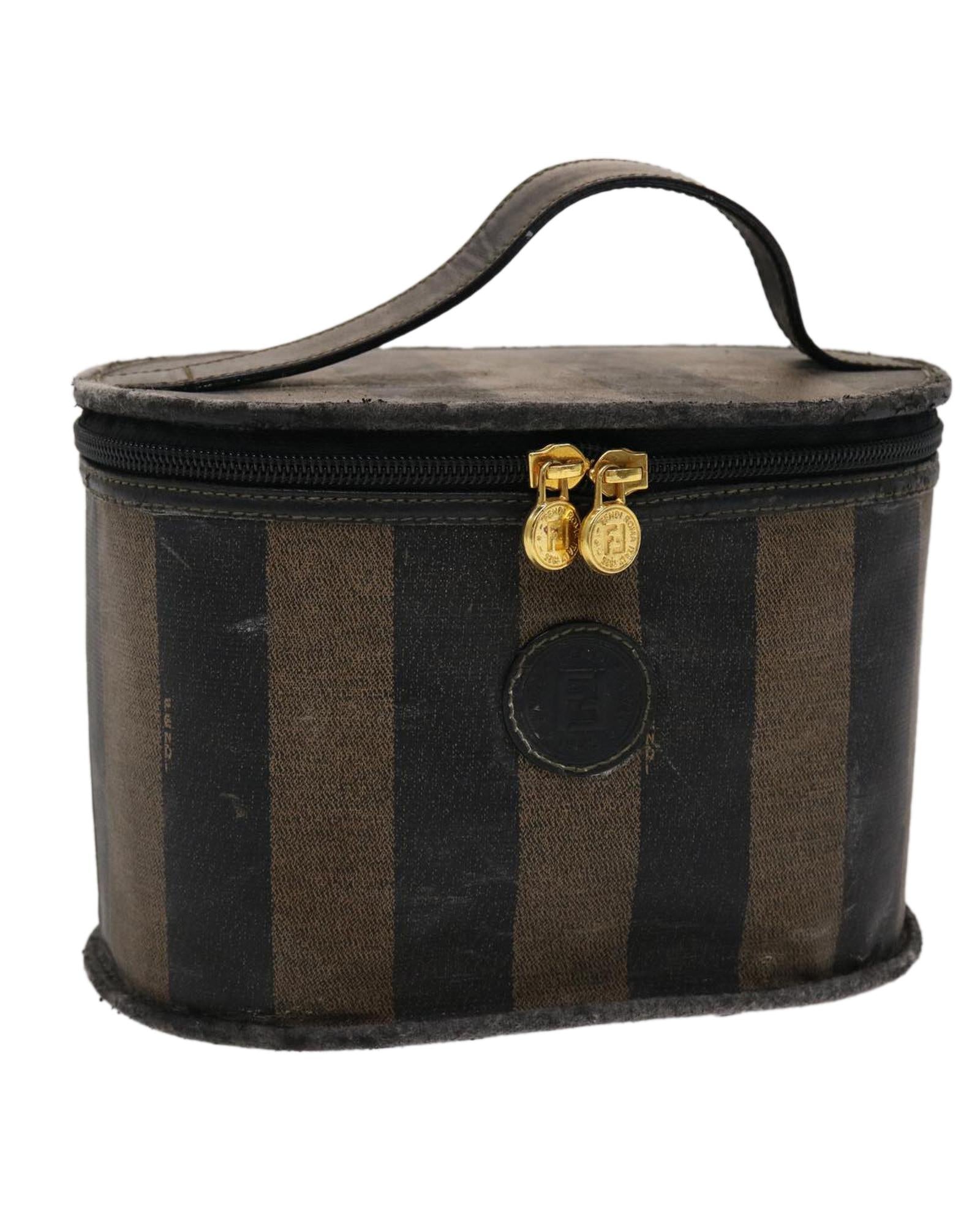 image of Pecan Canvas Vanity Cosmetic Pouch