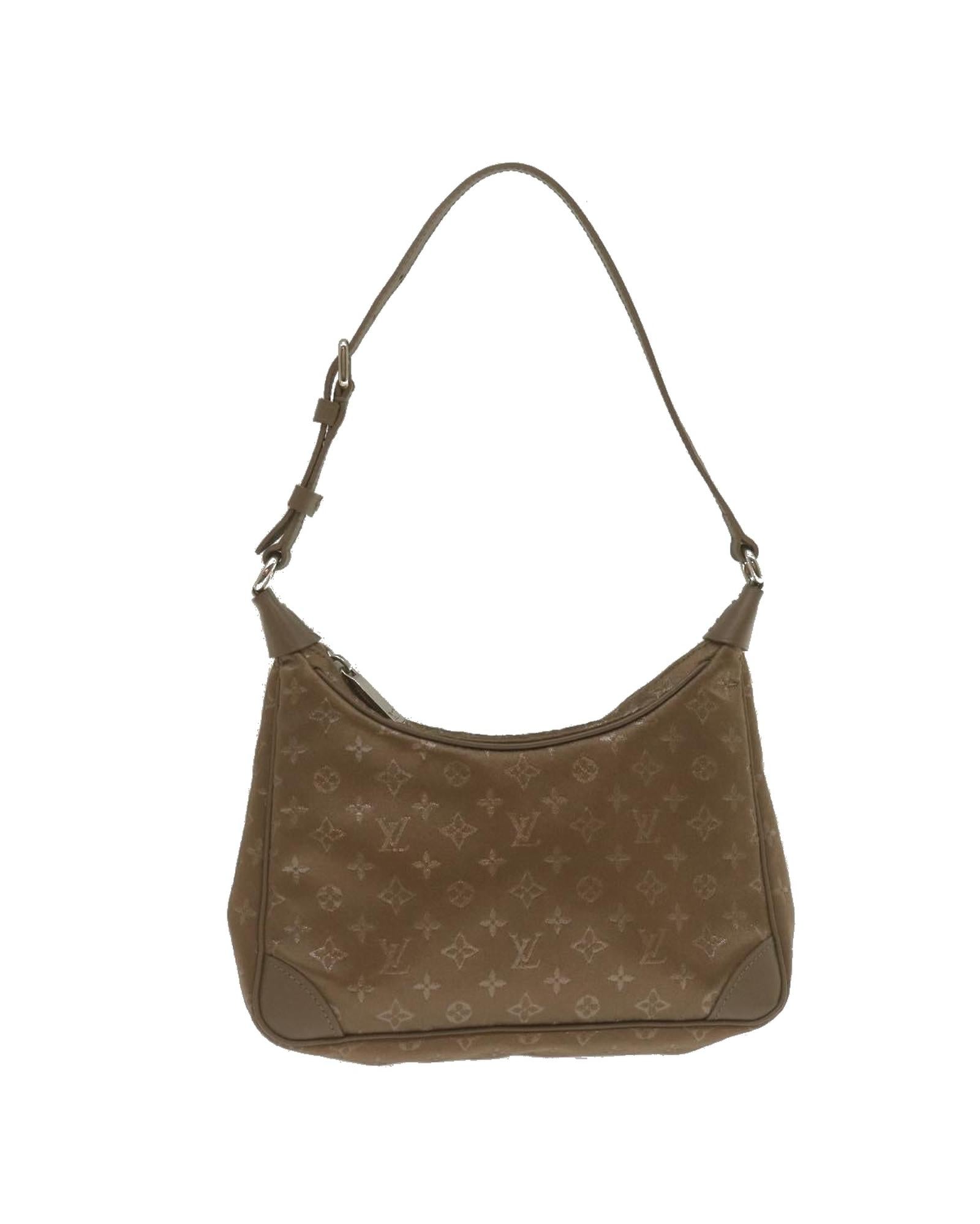 image of Monogram Satin Little Boulogne Shoulder Bag