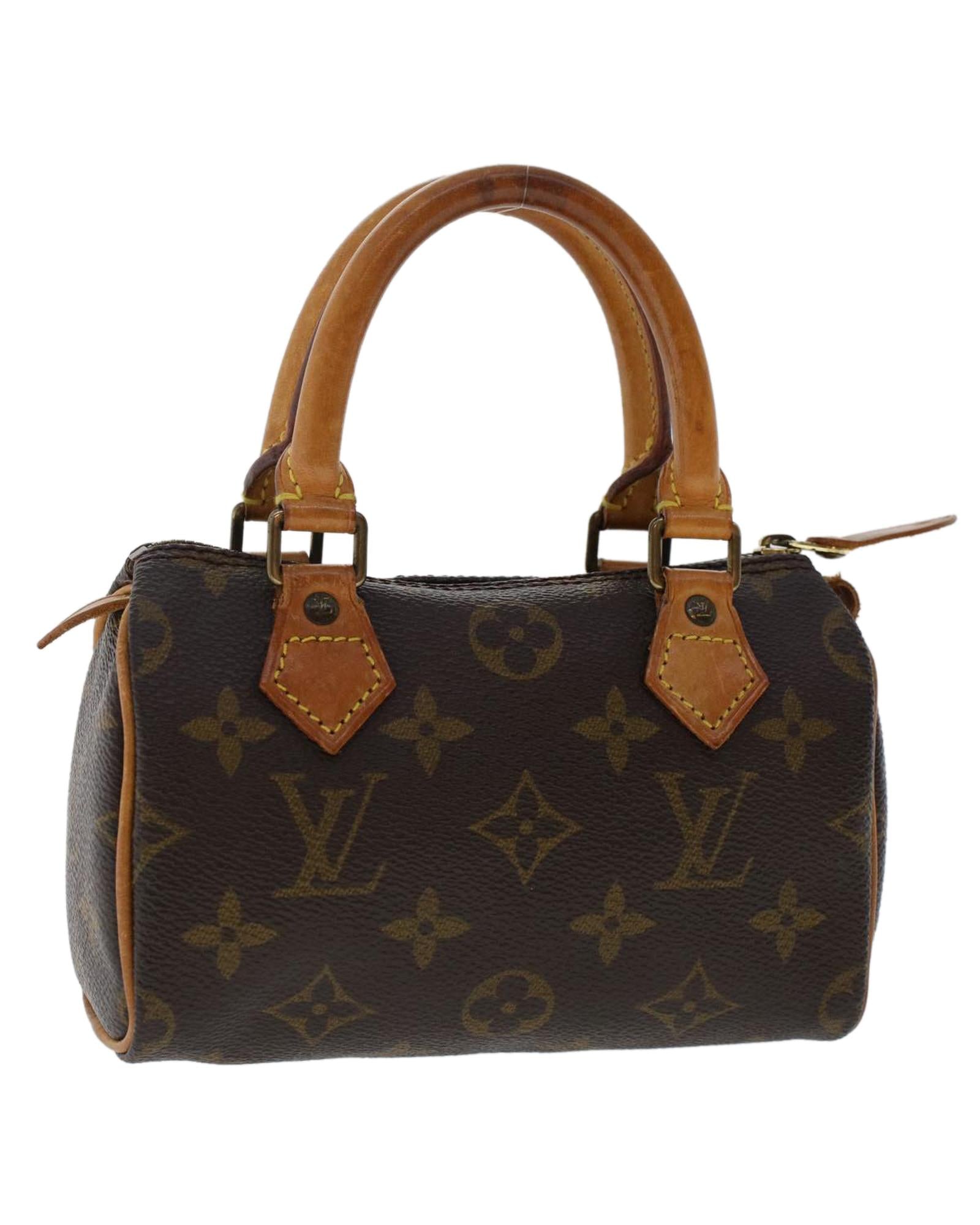 image of Monogram Mini Hand Bag in Canvas