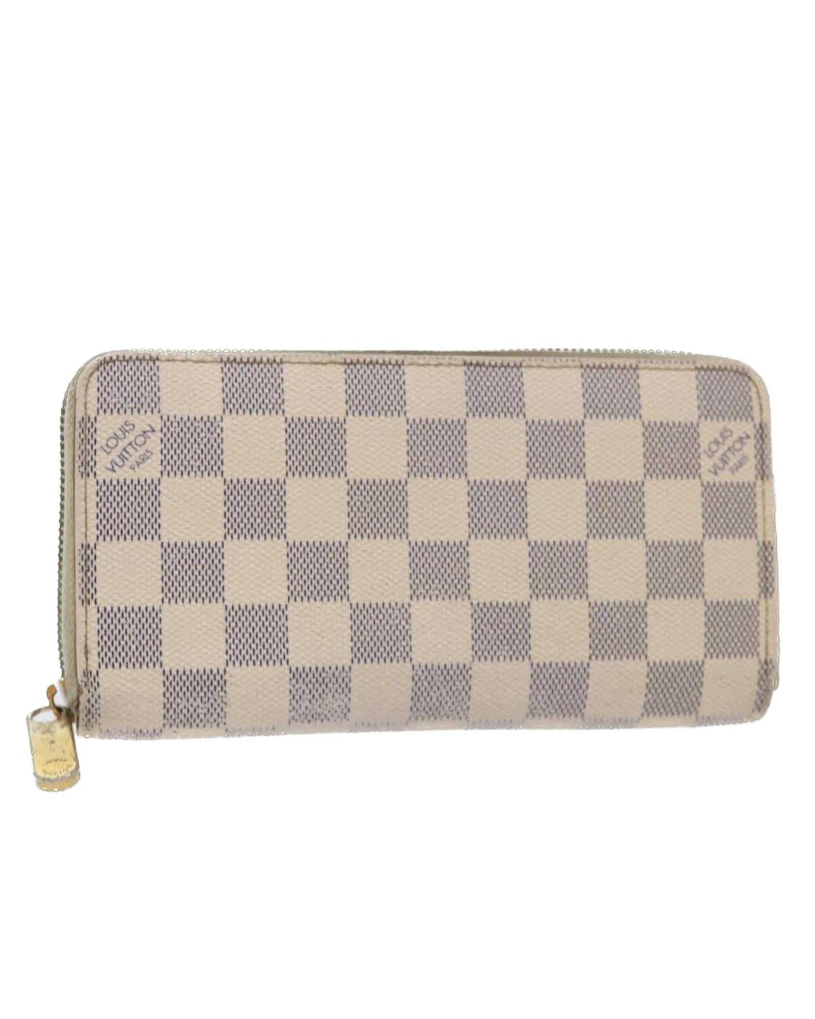 image of Damier Azur Canvas Long Wallet