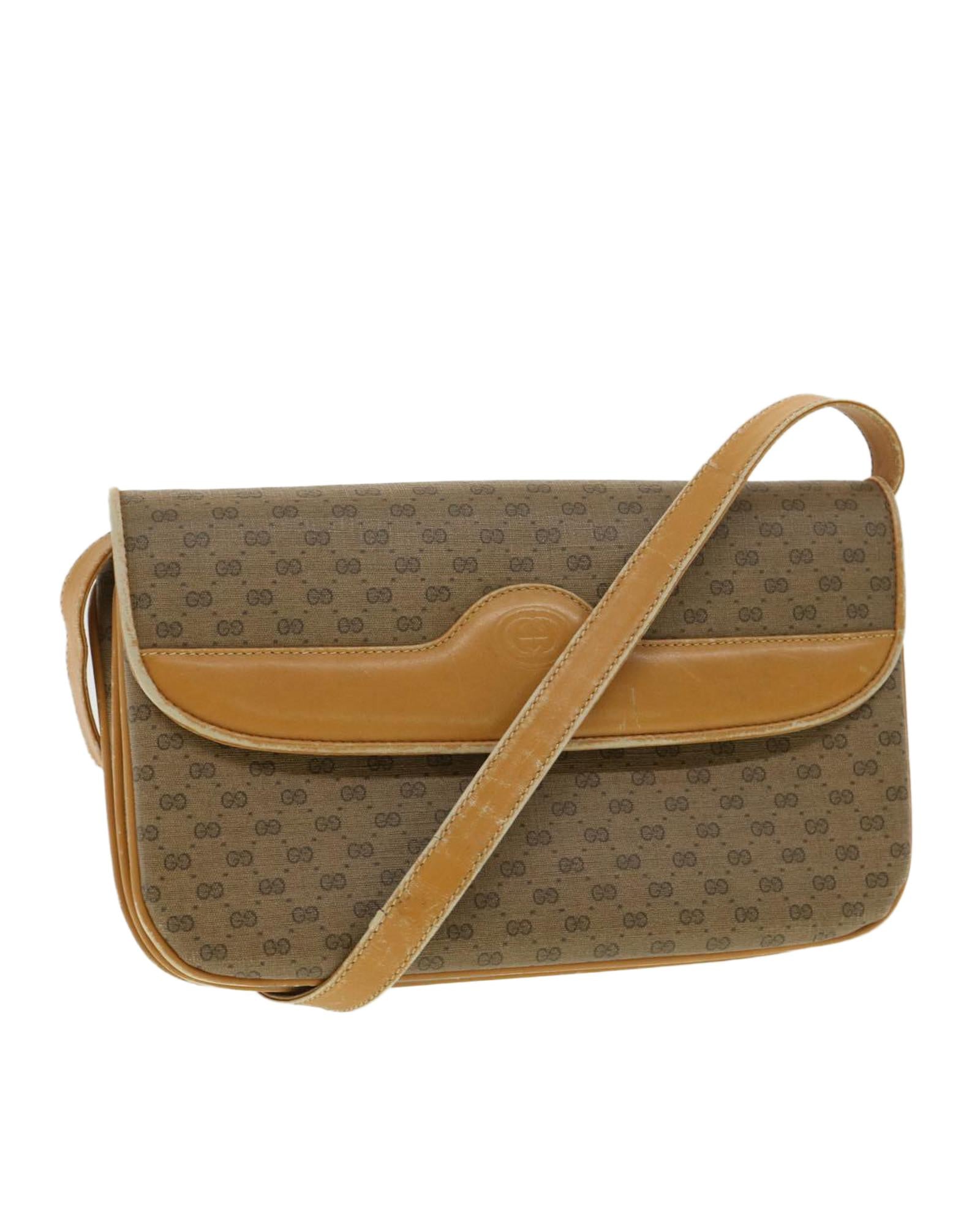 image of Gucci Micro GG Canvas Shoulder Bag