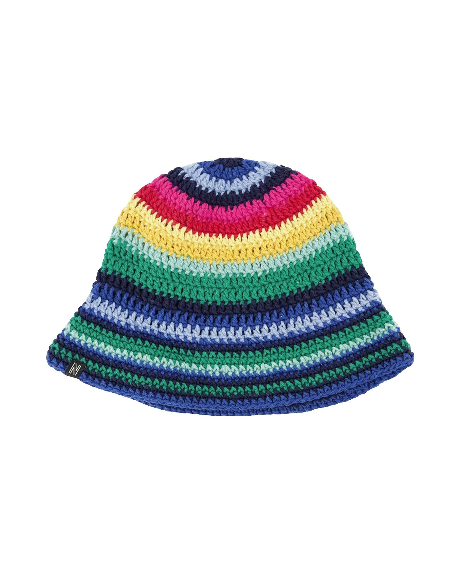 image of Crochet Bucket Hat - Multicolore - Cotton