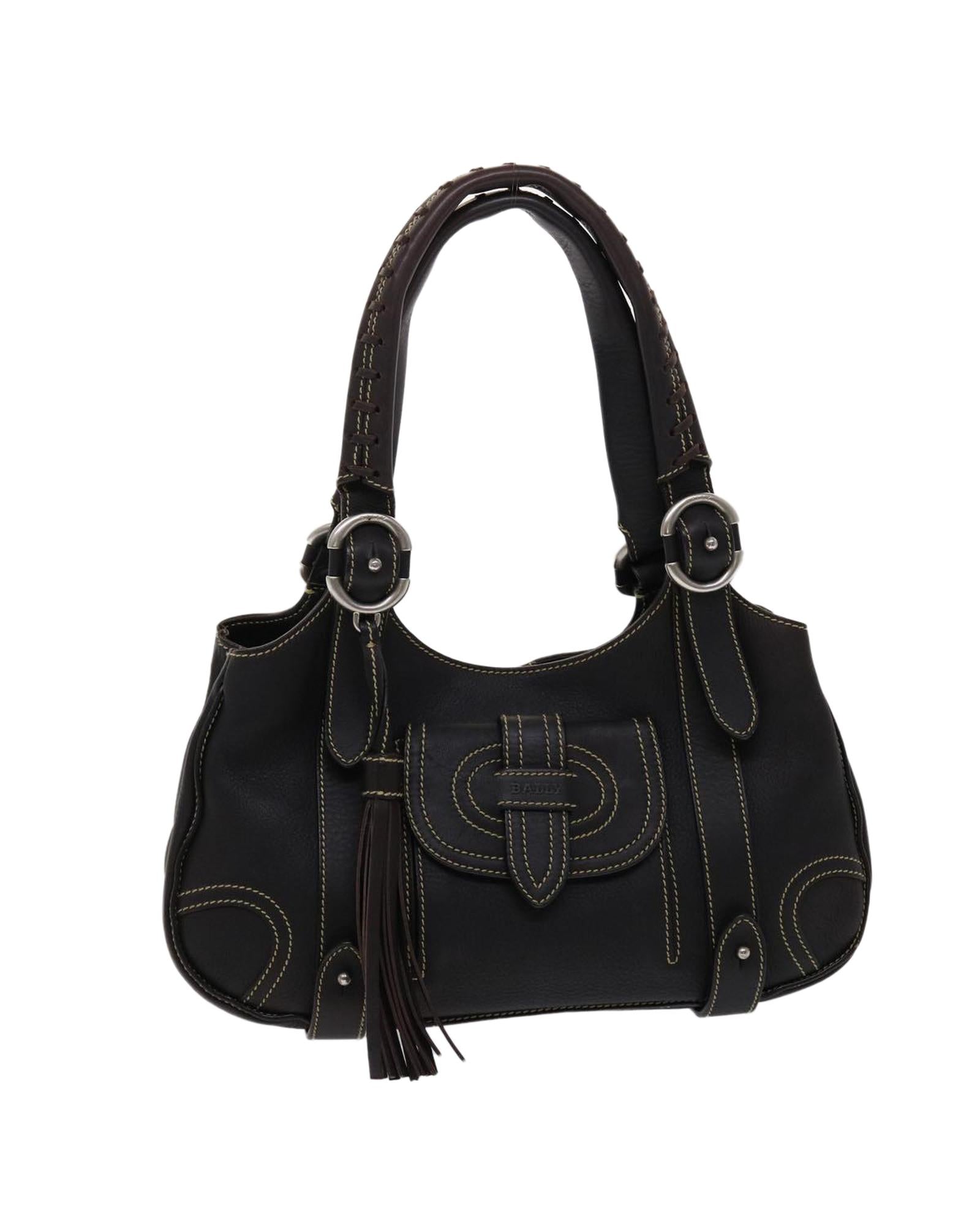 image of Brown Leather Hand Bag