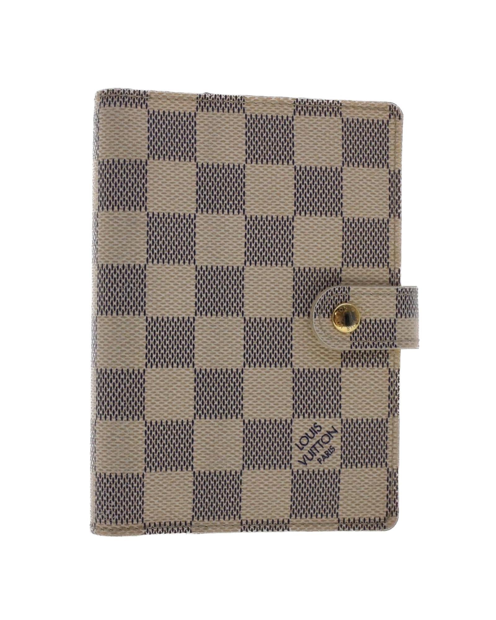 Image of Damier Azur Day Planner Cover