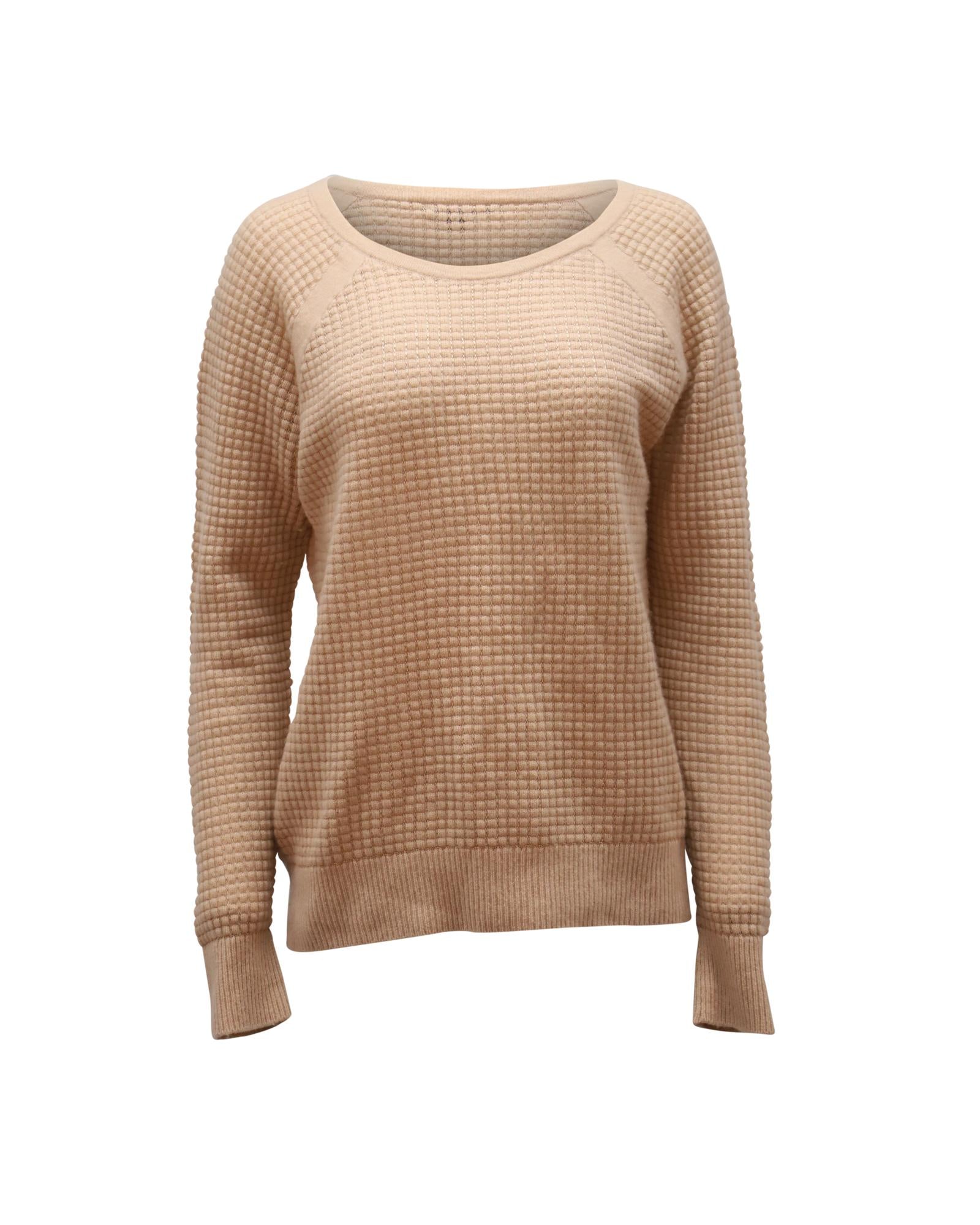 Image of Quilted Cashmere Sweater