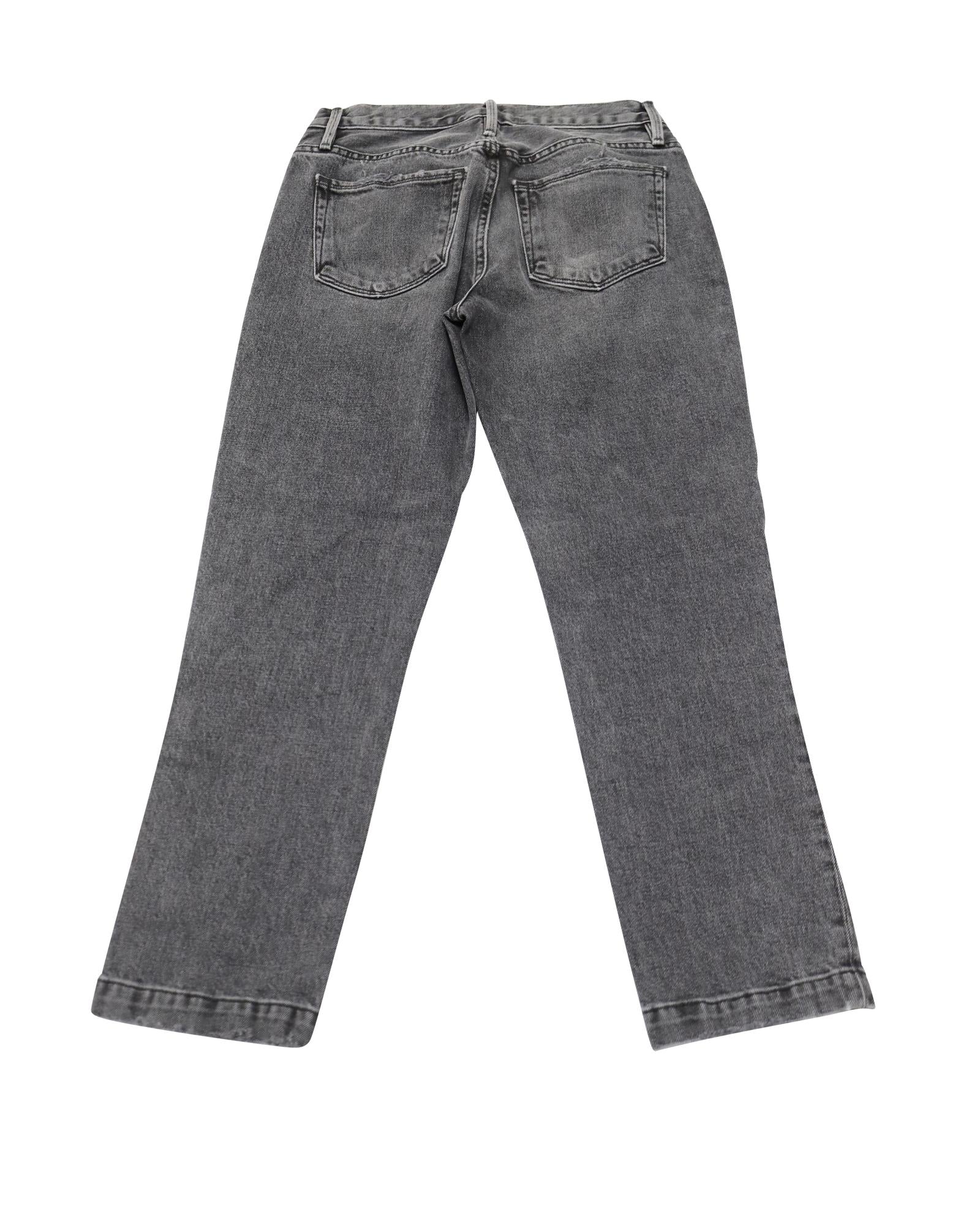 Image of Classic Straight Crop Jeans