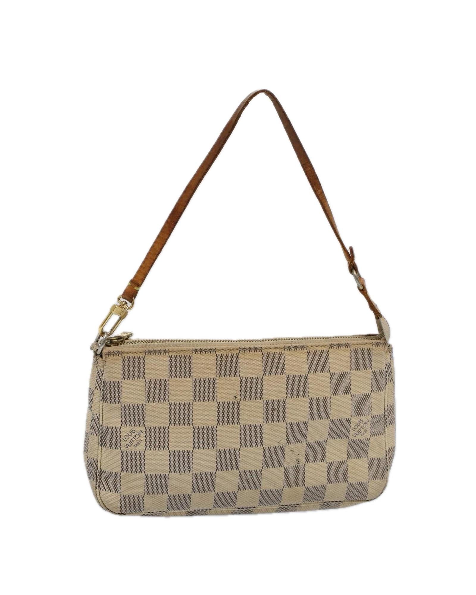 image of Durable Damier Azur Canvas Pouch