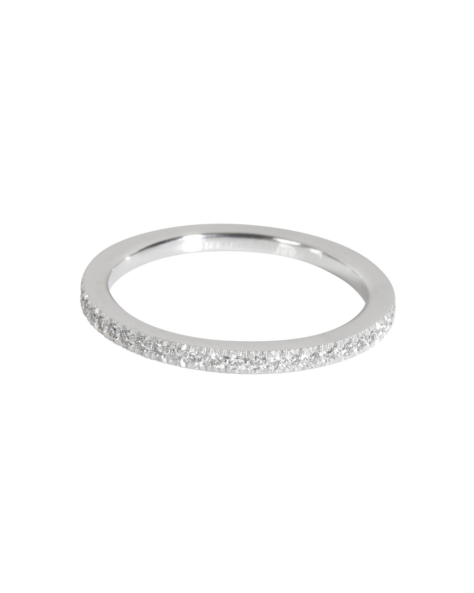 image of Platinum Lucida Diamond Eternity Band 0.13 CTW