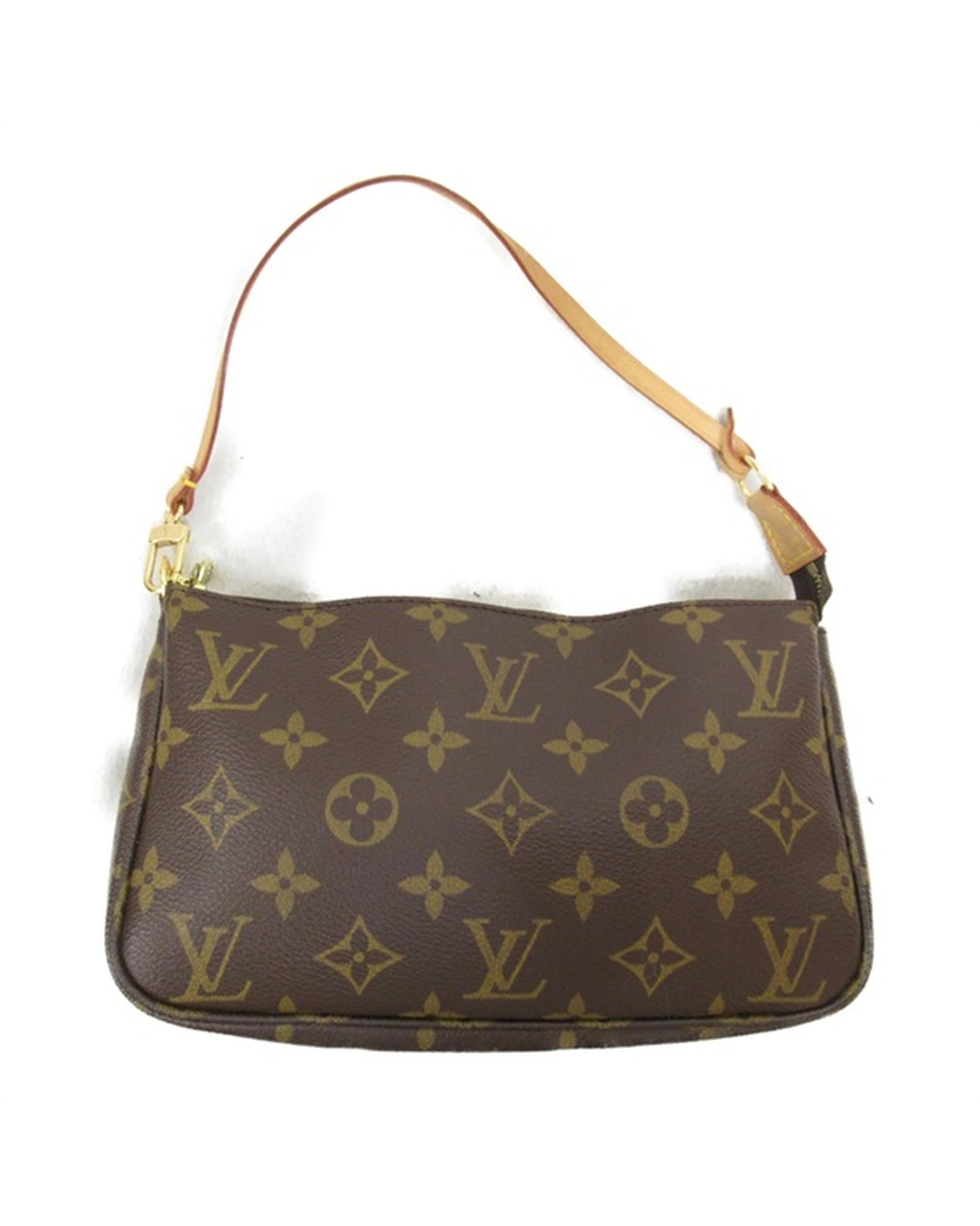 image of Monogram Pochette Accessoires Bag in Brown