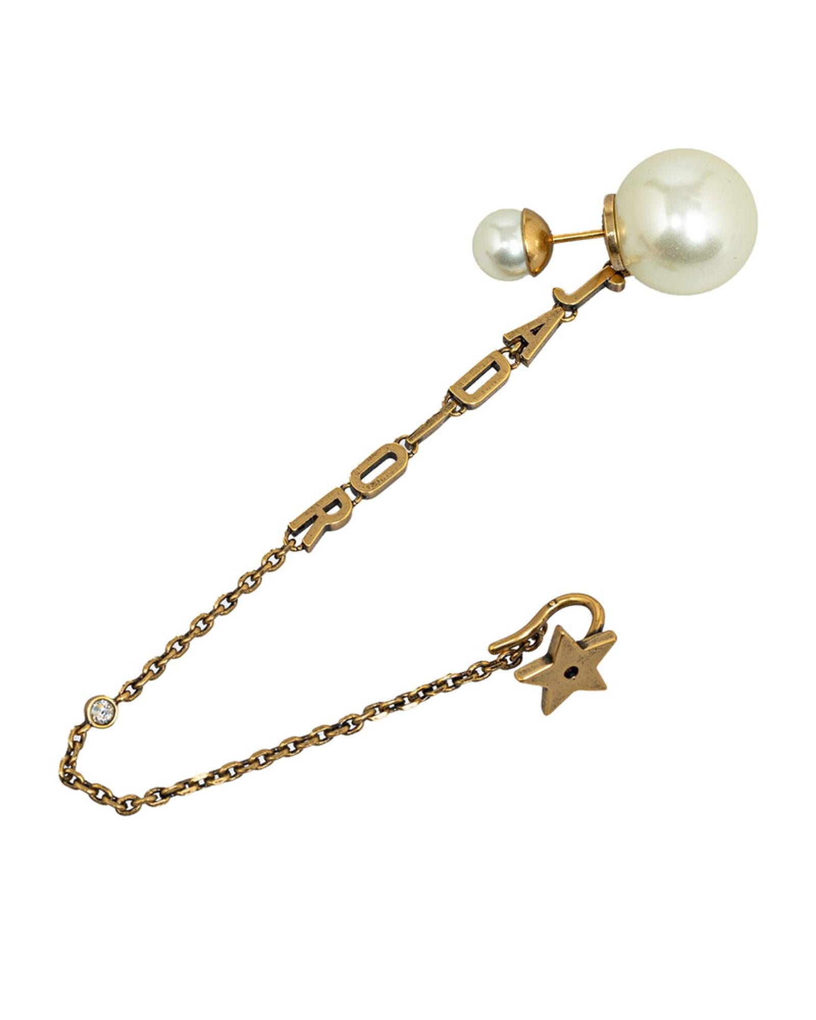 image of Faux Pearl JAdior Ear Cuff Jewelry