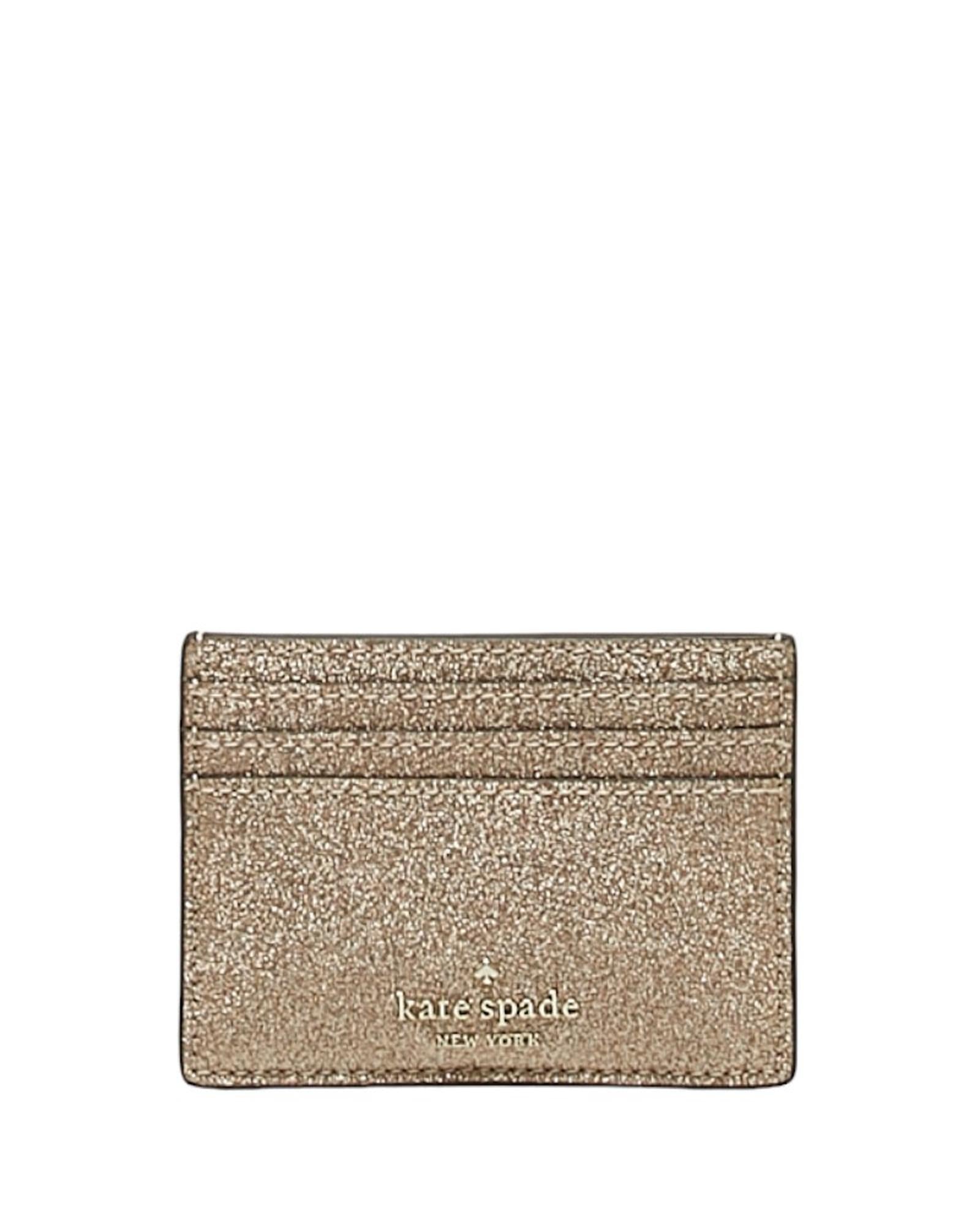 image of Glitter Leather Cardholder Wallet