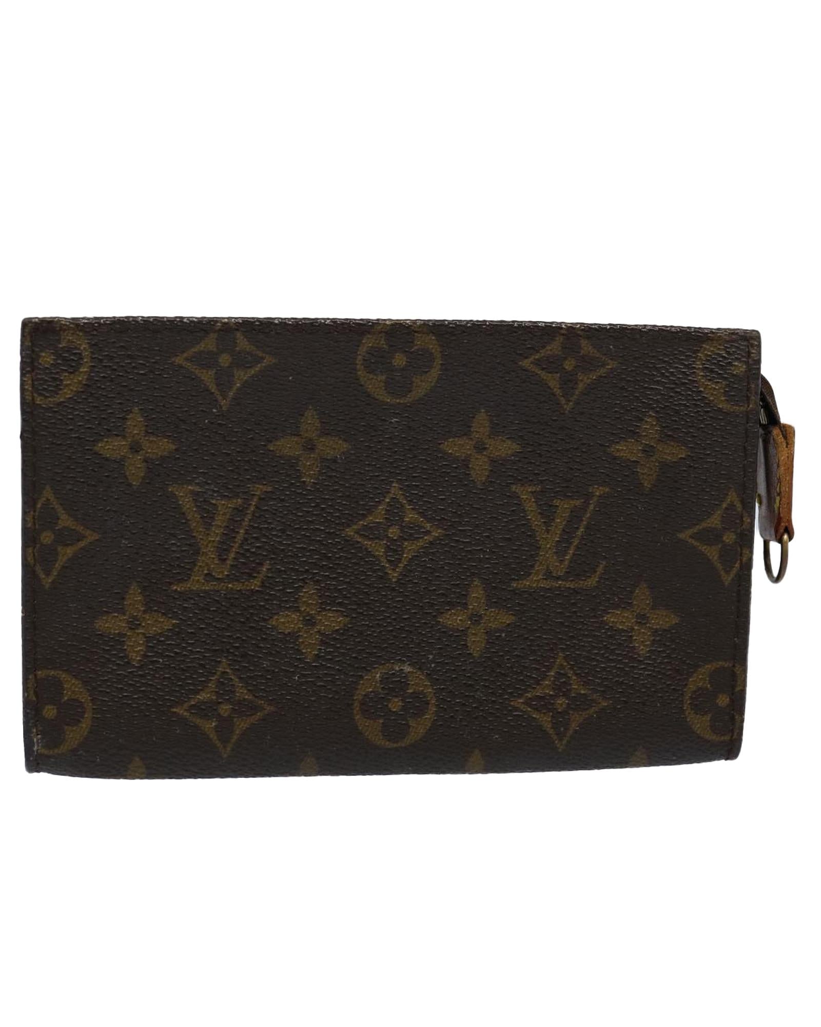 image of Monogram Canvas Accessory Pouch with Metal Fittings