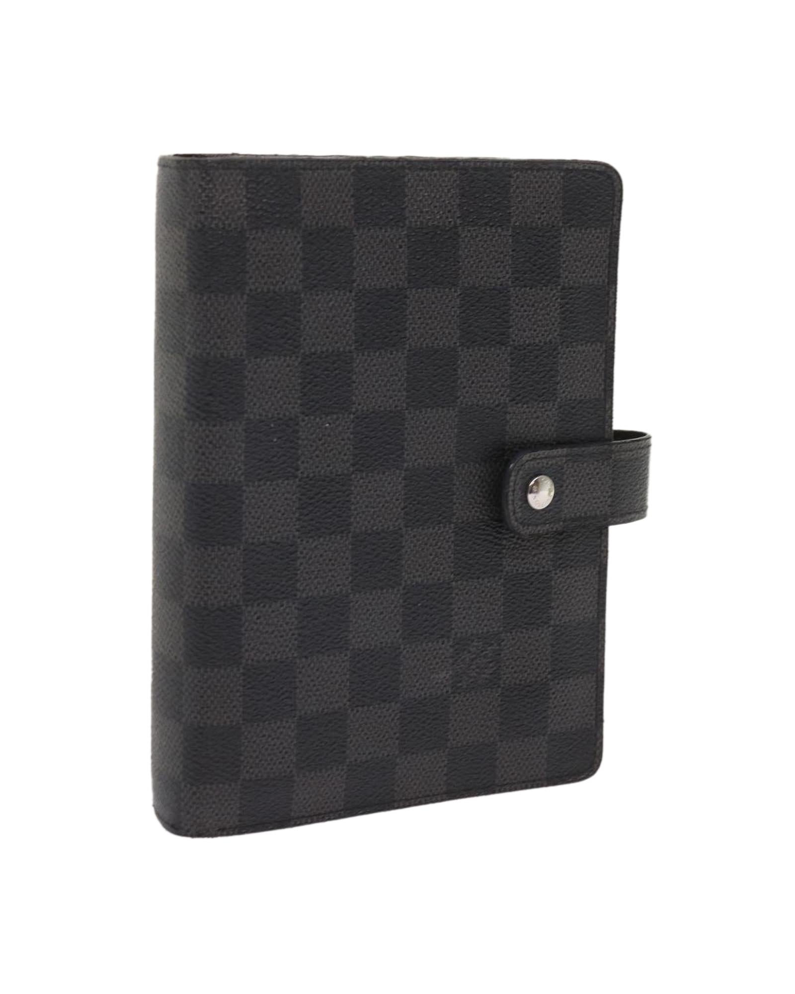 Image of Damier Graphite Day Planner Cover with Clasp Button