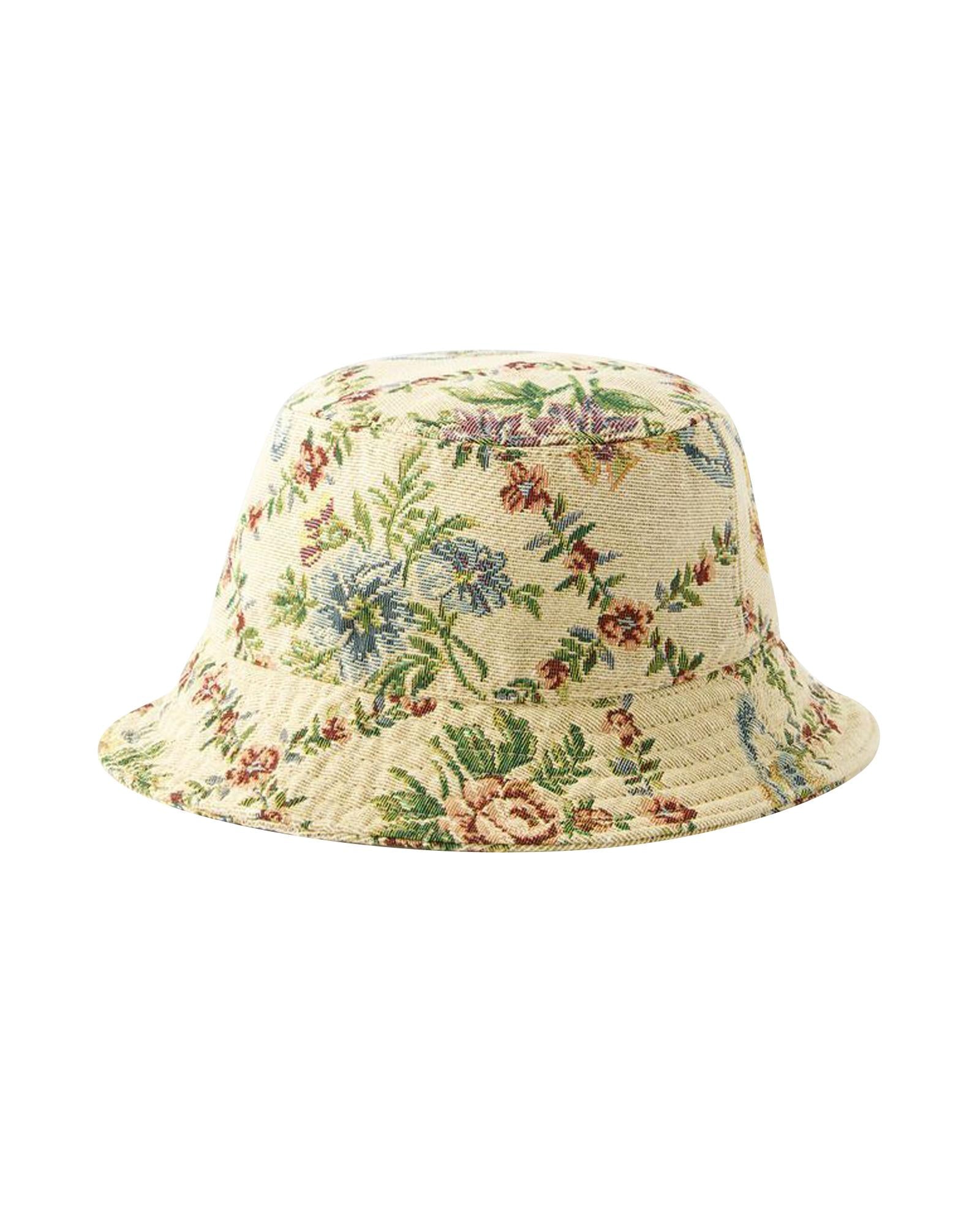 image of Tapestry Bucket Hat - Synthetic - Beige