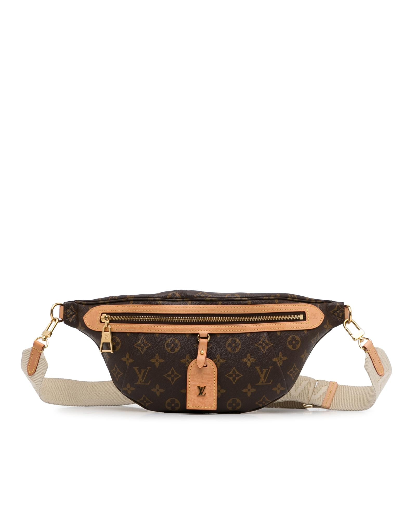 Image of Monogram Canvas High Rise Belt Bag