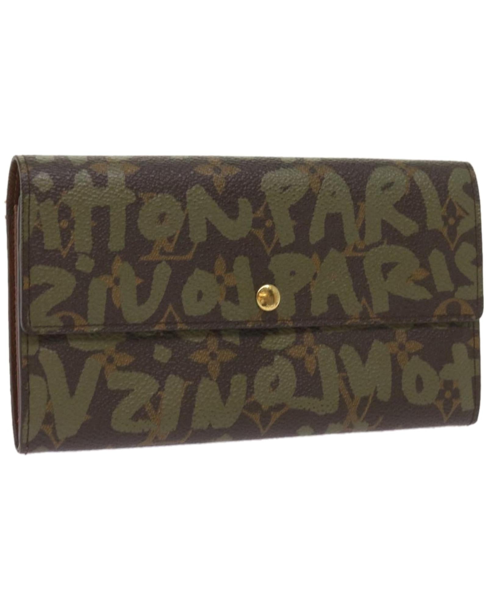 Image of Authentic Monogram Graffiti Credit Wallet by Louis Vuitton