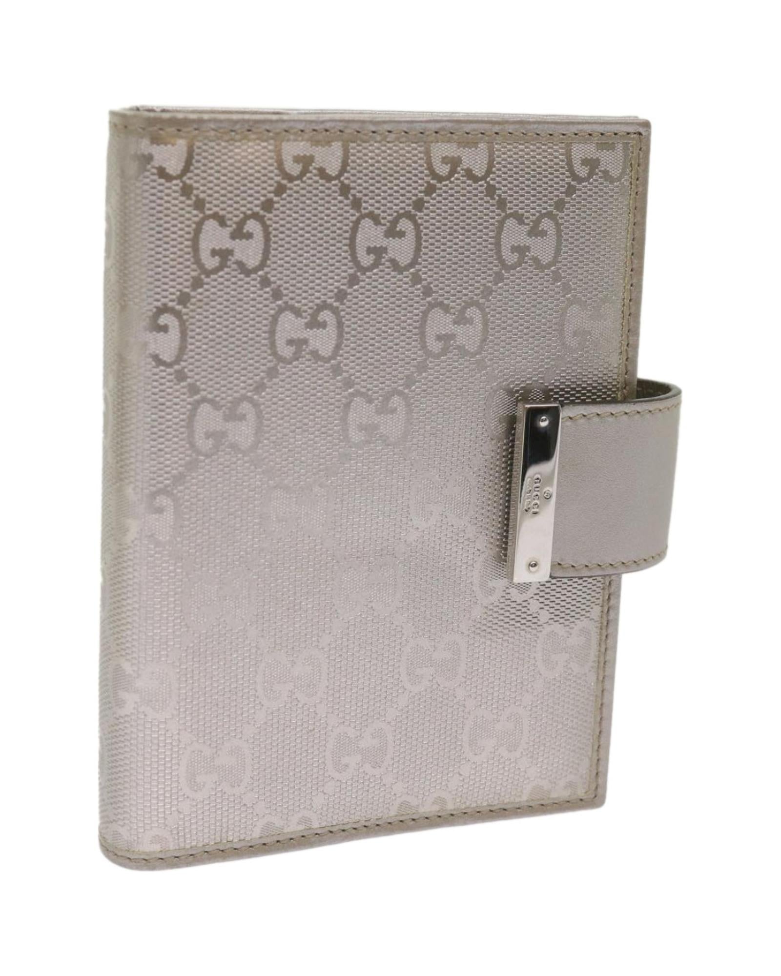 image of Silver GG Day Planner Cover by Gucci