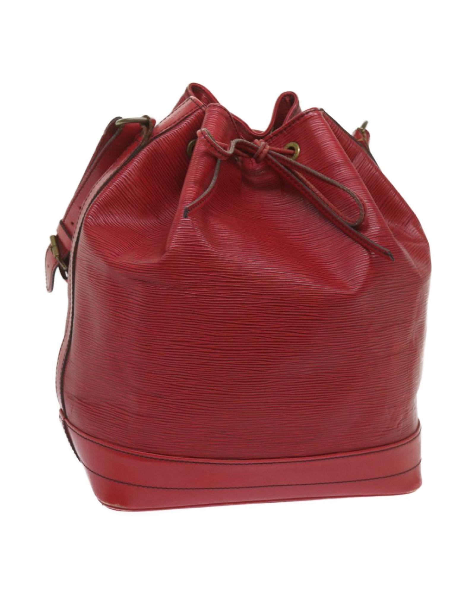 image of Red Epi Noe Shoulder Bag with Authenticity Certificate