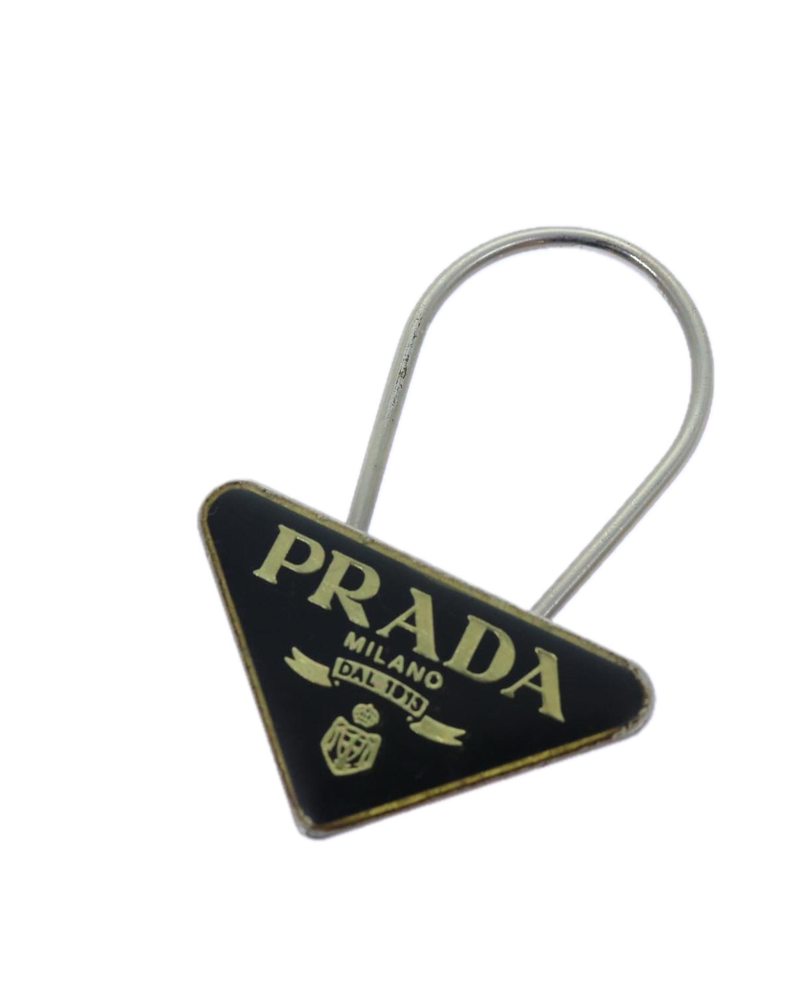 Image of Metal Triangle Plate Key Ring