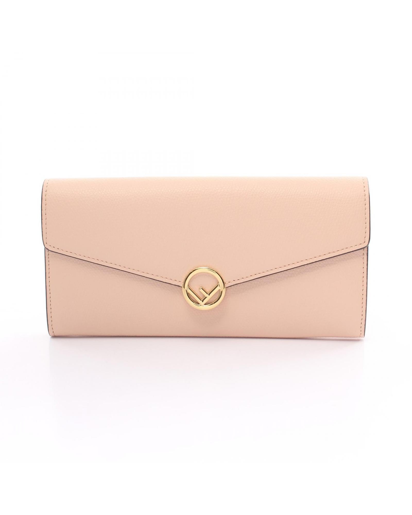 image of Pink Continental Wallet by Fendi