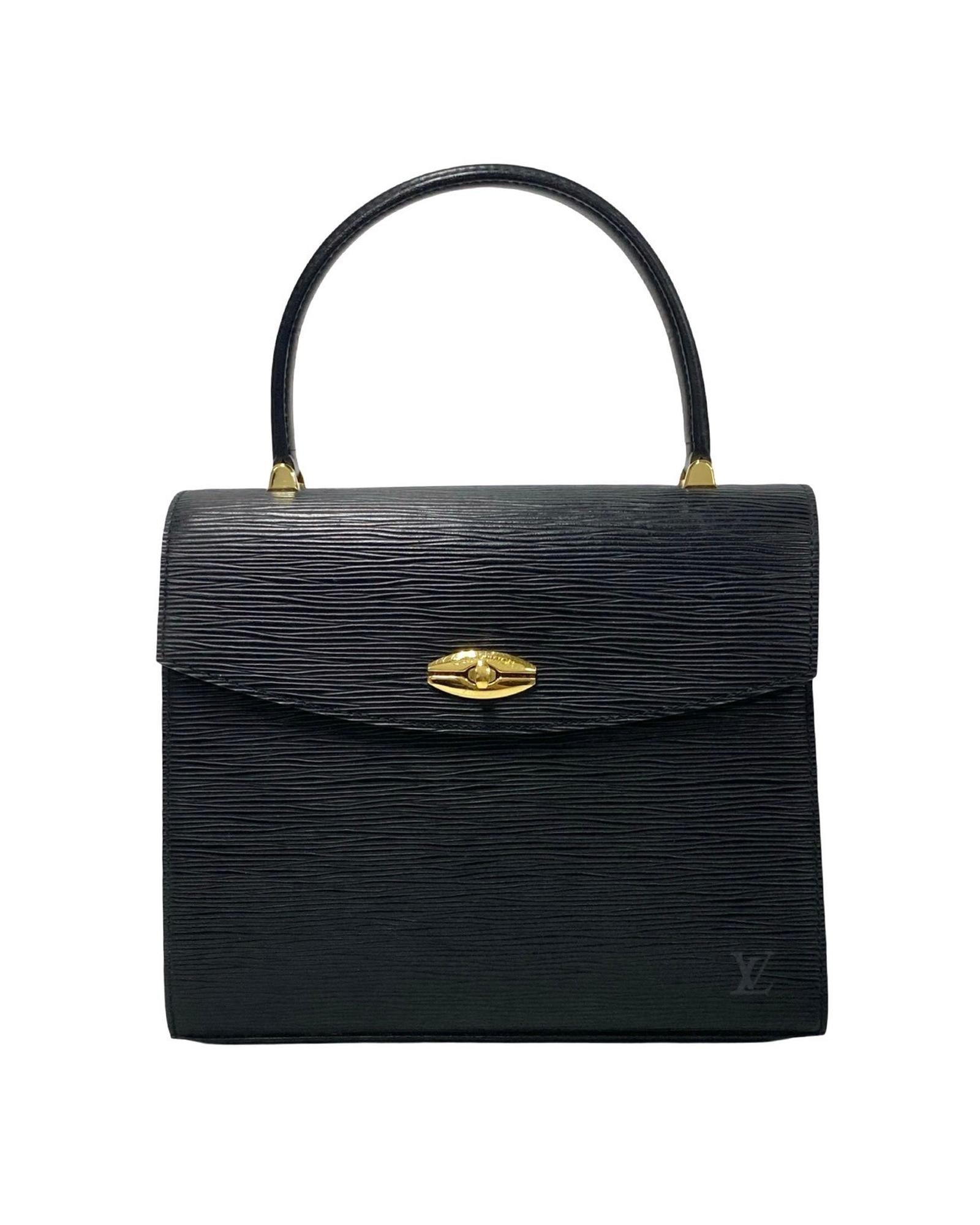 image of Epi Leather Malesherbes Bag - Black