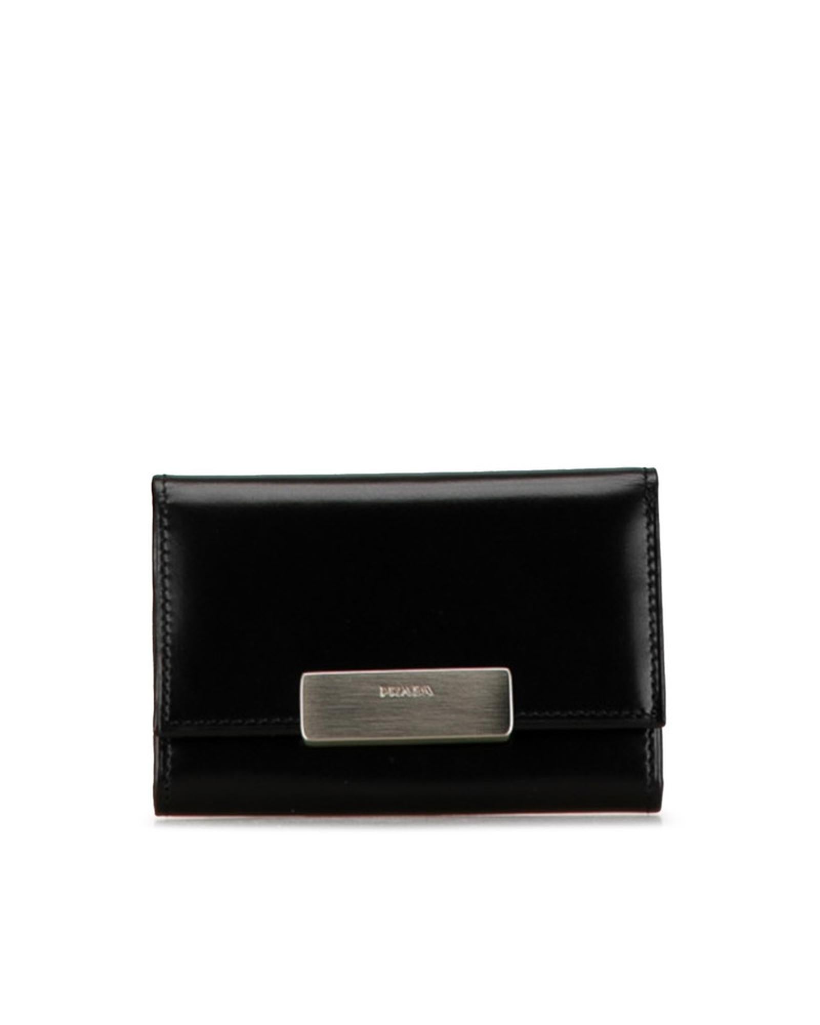 image of Leather Key Case for Women by Prada