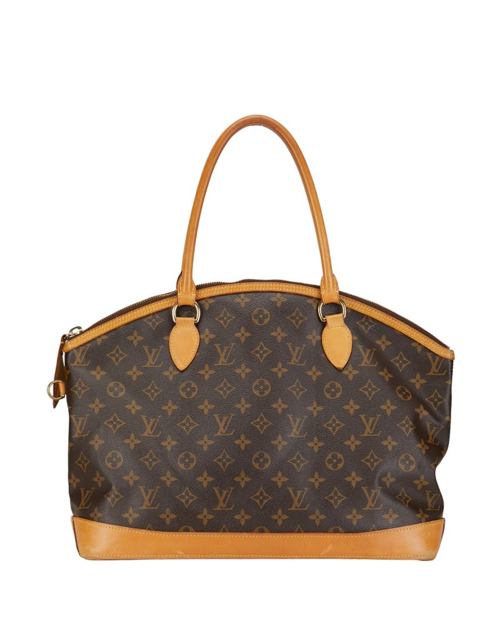 image of Authentic Louis Vuitton Monogram Lockit Horizontal Handbag