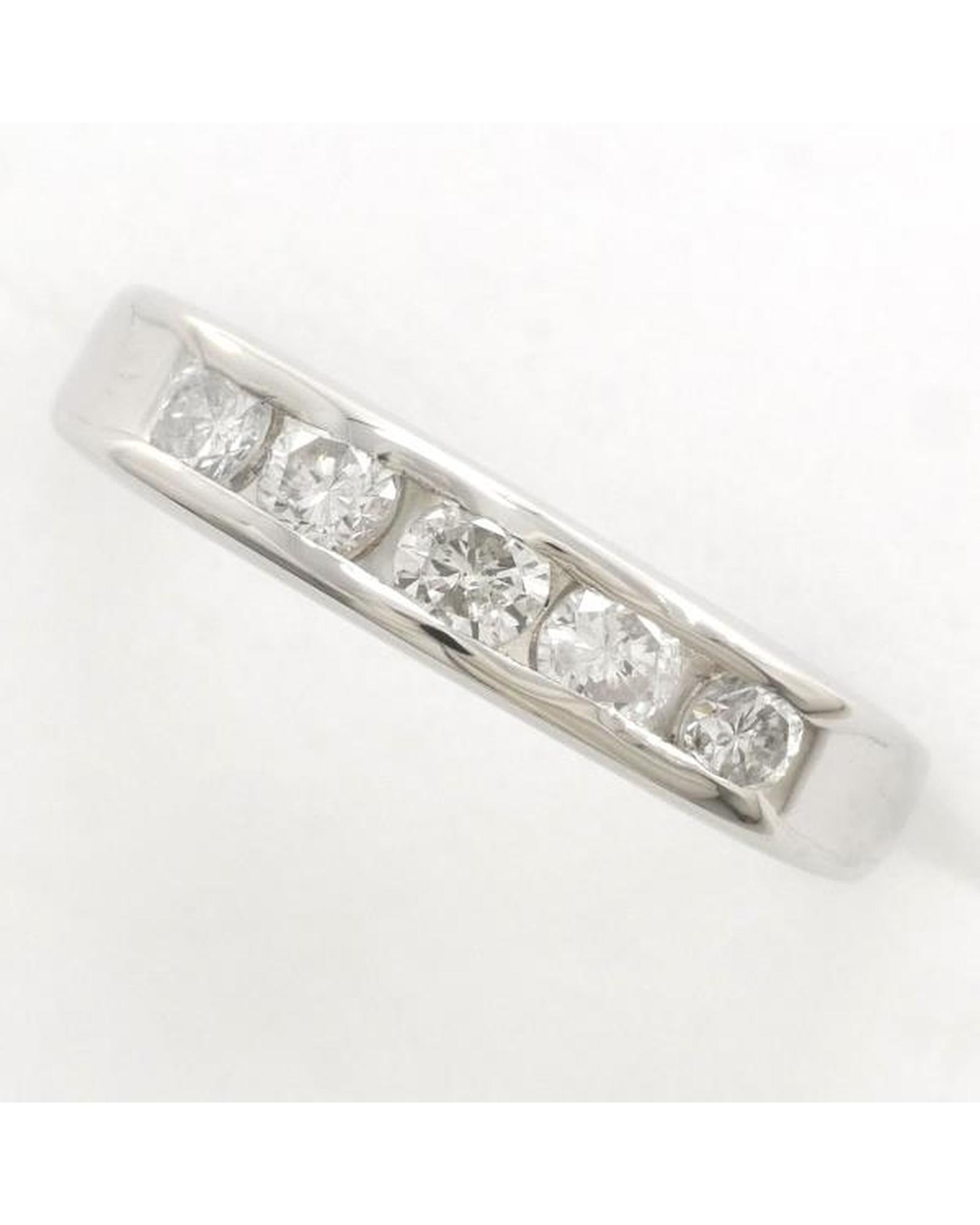 Image of Authentic PT900 Platinum Diamond Ring - Excellent Condition