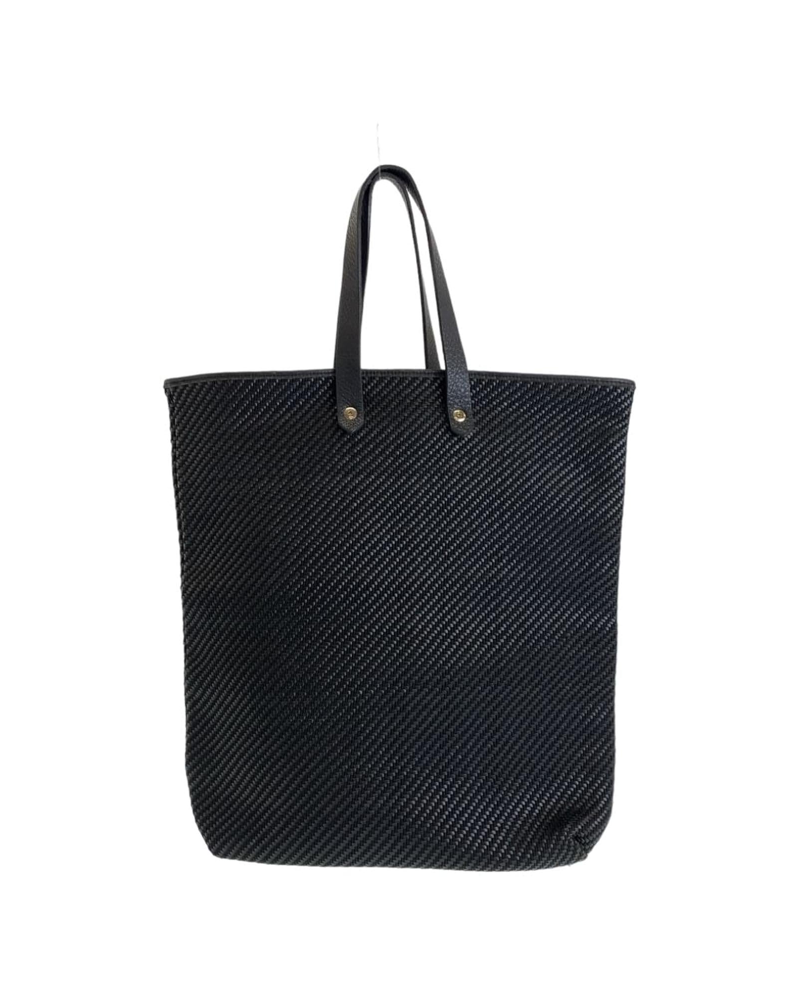 image of Black Polyester/Leather Tote Bag - Hermes Amedaba Diago GM