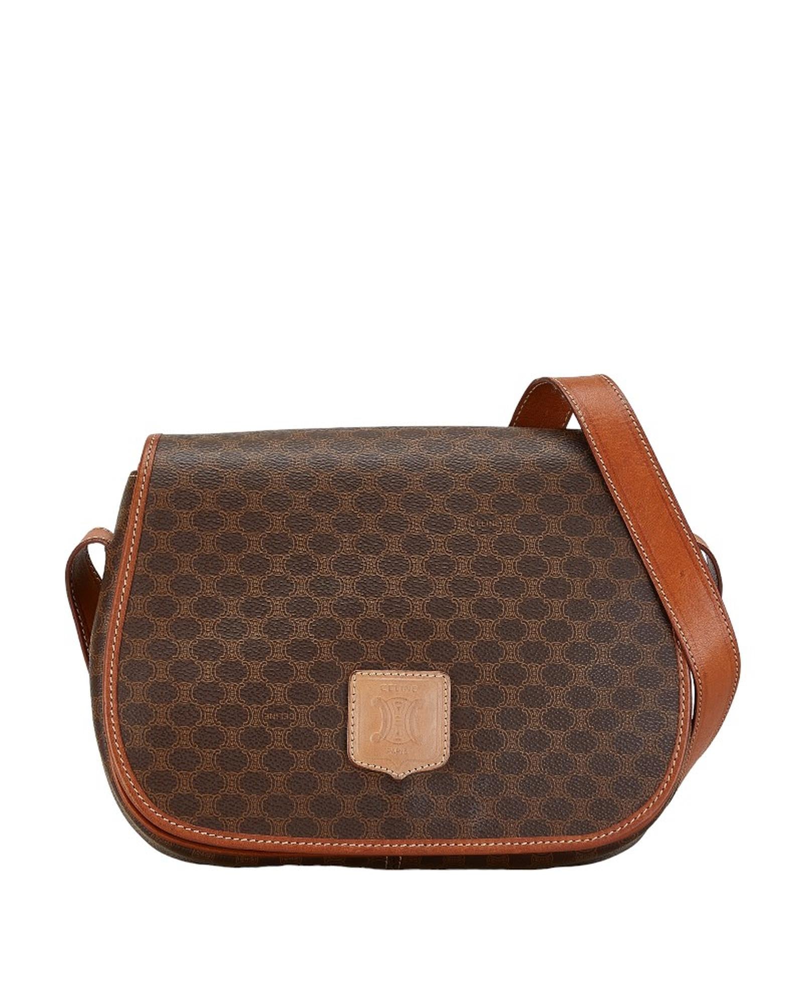 Image of Authentic Celine Crossbody Bag in PVC Leather