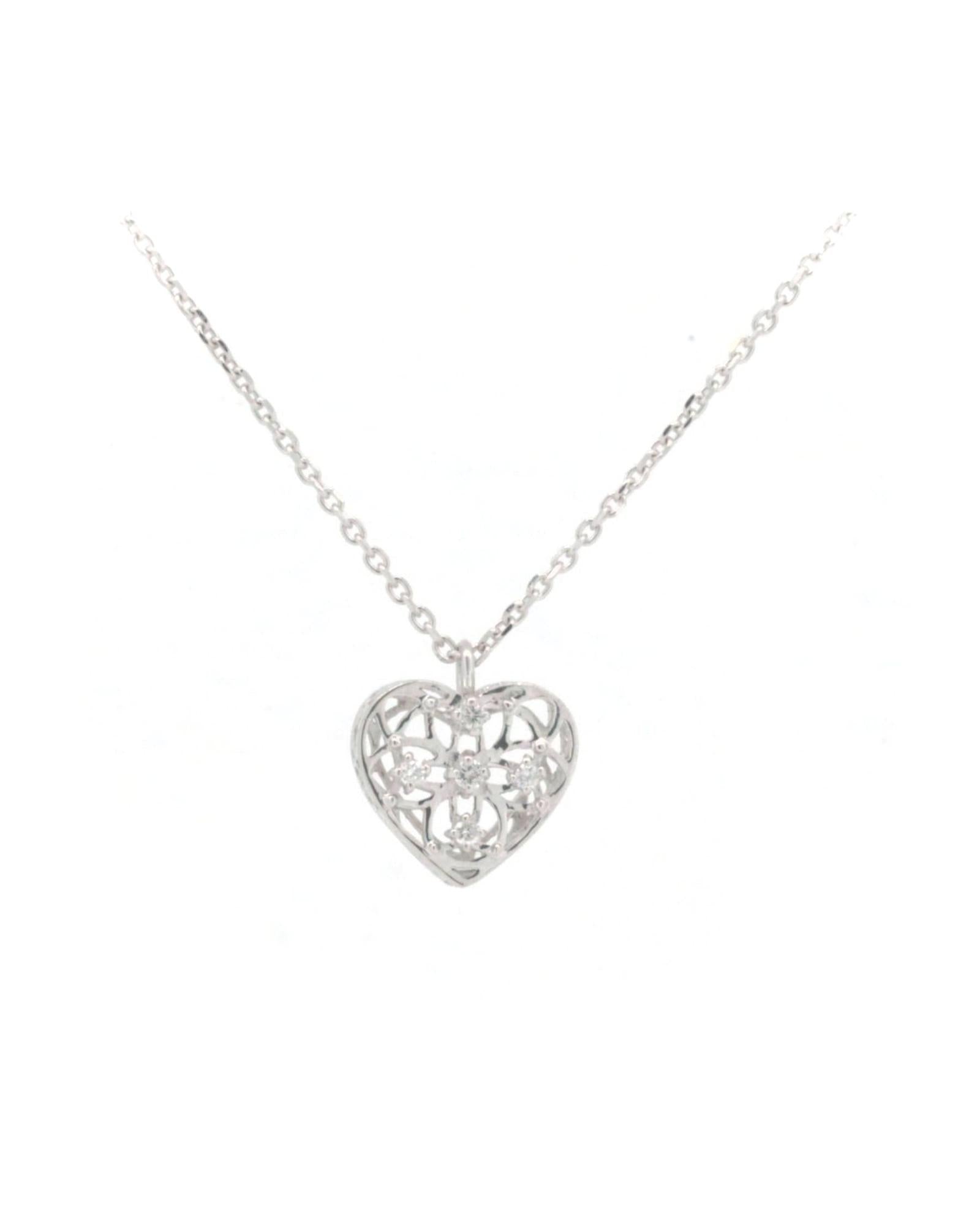 image of Authentic Diamond Necklace in Platinum